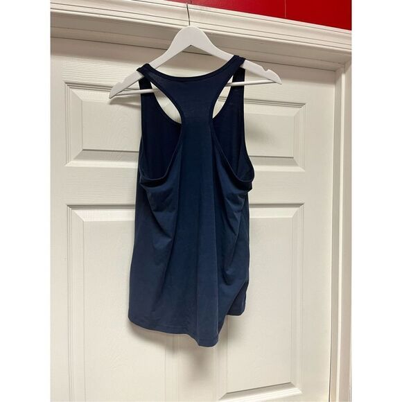 Orange Theory Navy Deep Racer Back T-Shirt sz M EUC - Picture 4 of 4